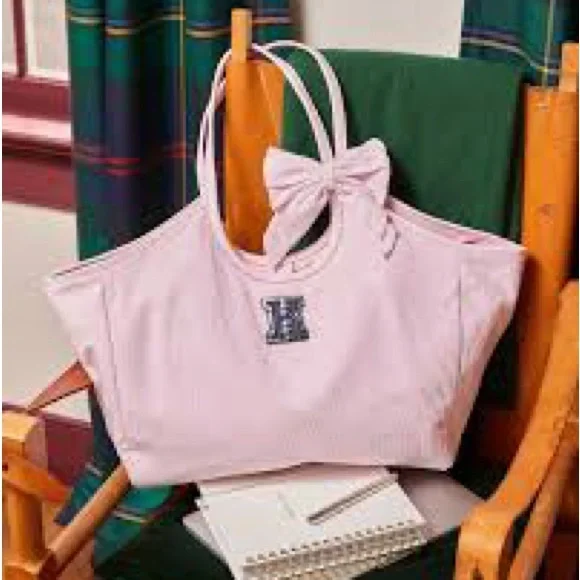NWT Stoney Clover Lane Pink Scoop Tote Bag
